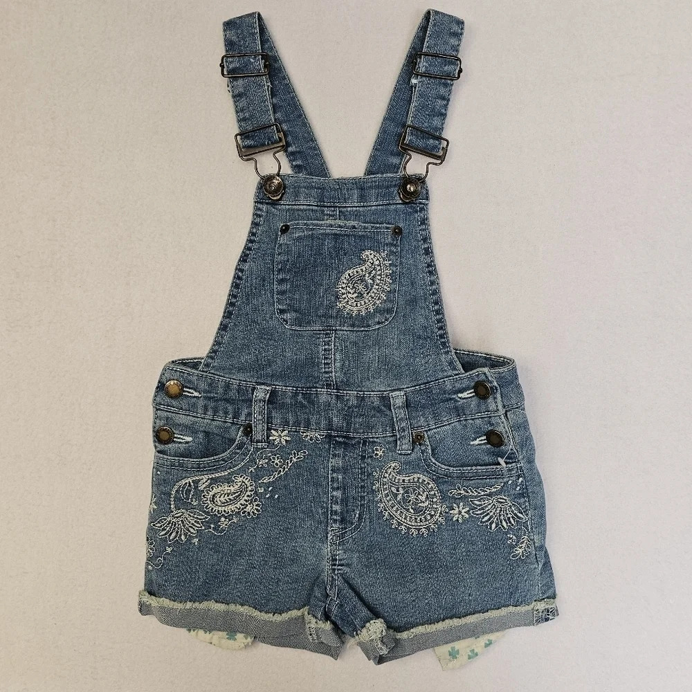 Lucky brand short overall NWOT girls size 4